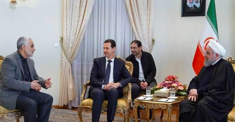 بشار الأسد معزيا وباكيا سليمان...