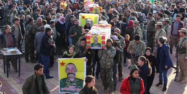 قتلى من الوحدات الكردية باشتبا...