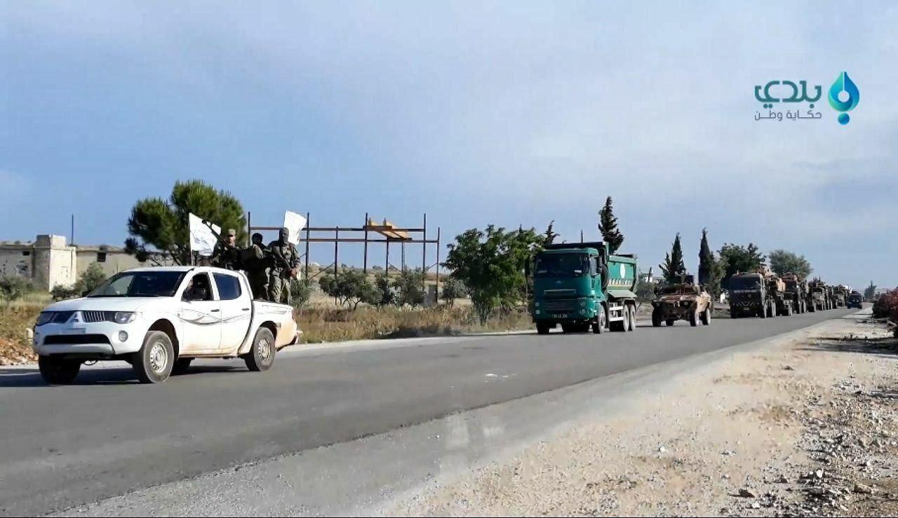 وصول تعزيزات عسكرية تركية جديد...