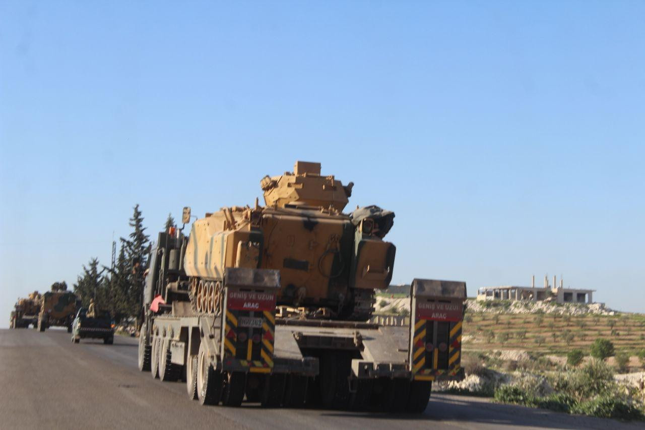 الجيش التركي يستقدم تعزيزات عس...