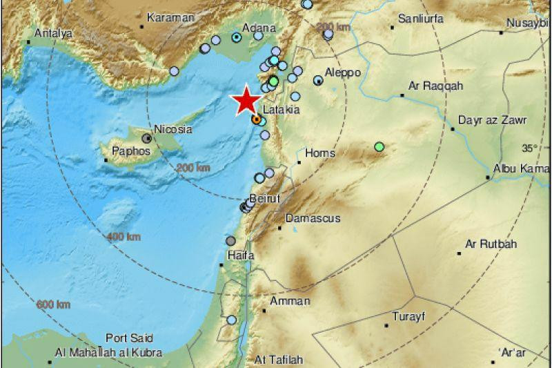 هزات أرضية تضرب السواحل السوري...