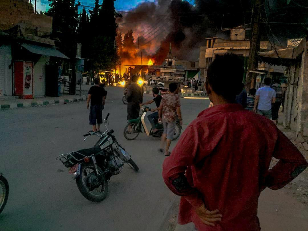 الرقة.. شهداء وجرحى بانفجار مف...