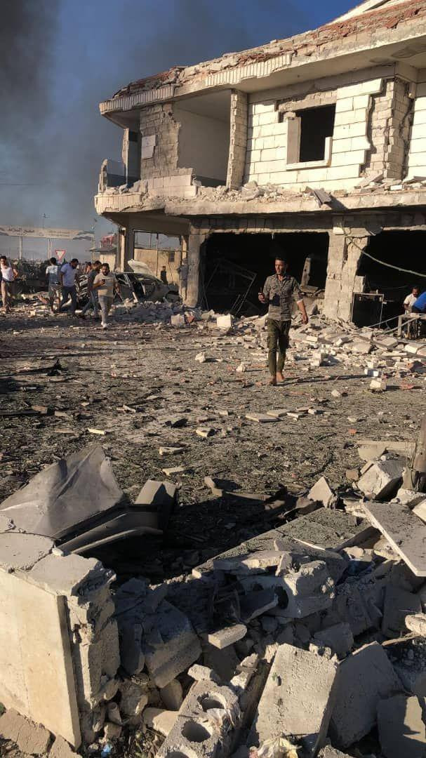 حلب.. عشرات الشهداء والجرحى با...