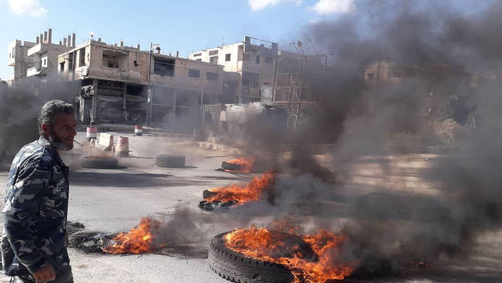 طالبت بالمعتقلين وإسقاط الأسد....