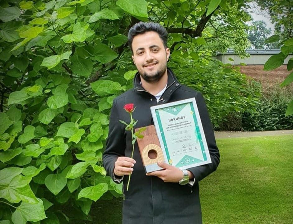 ألمانيا.. شاب سوري ينال جائزة...