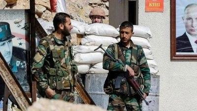 إصابة عنصر من قوات النظام في ا...