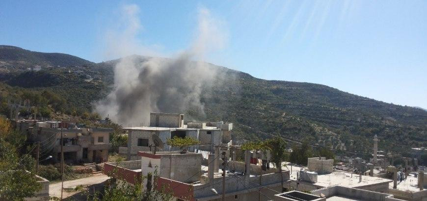 قصف مكثف على حماة وإدلب ومظاهر...