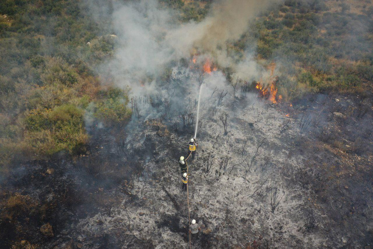 "الدفاع المدني" يسيطر على 80%...
