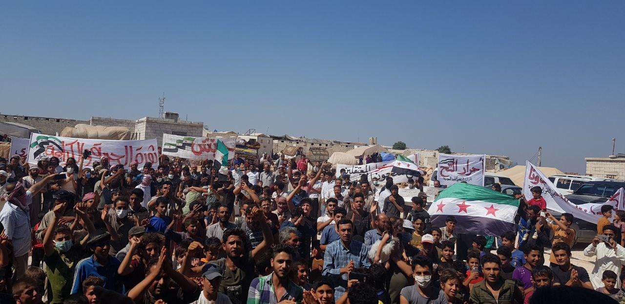 مظاهرات في مناطق متفرقة في إدل...