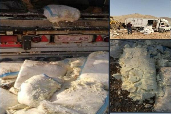 ضبط 23 طن من الأجبان المتعفنة...