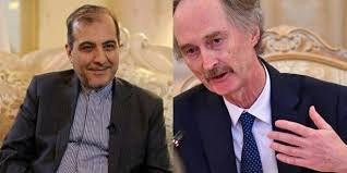 عبر الهاتف.. "بيدرسون" ومسؤول...