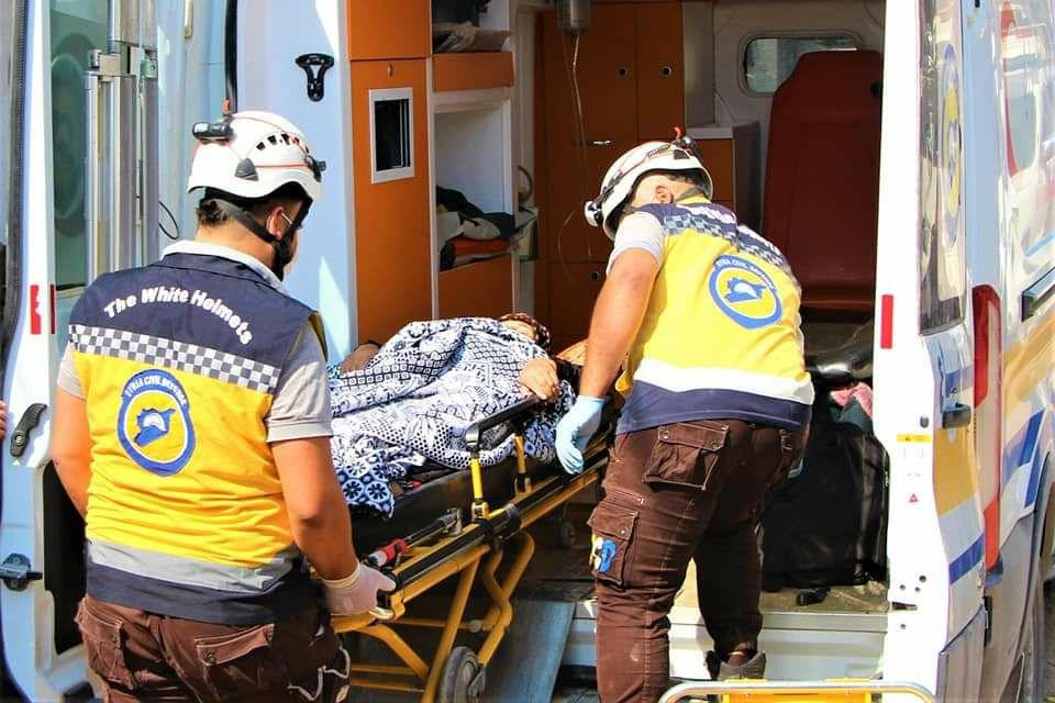 جريحان من متطوعي الدفاع المدني...