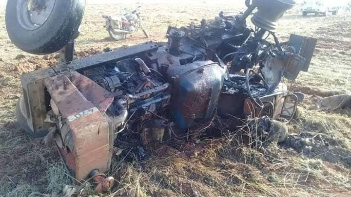 إصابة مدني بجروح بانفجار لغم أ...