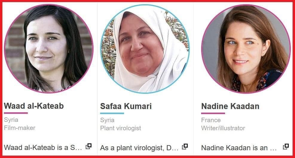 3 سوريات بين 100 امرأة ملهمة ف...