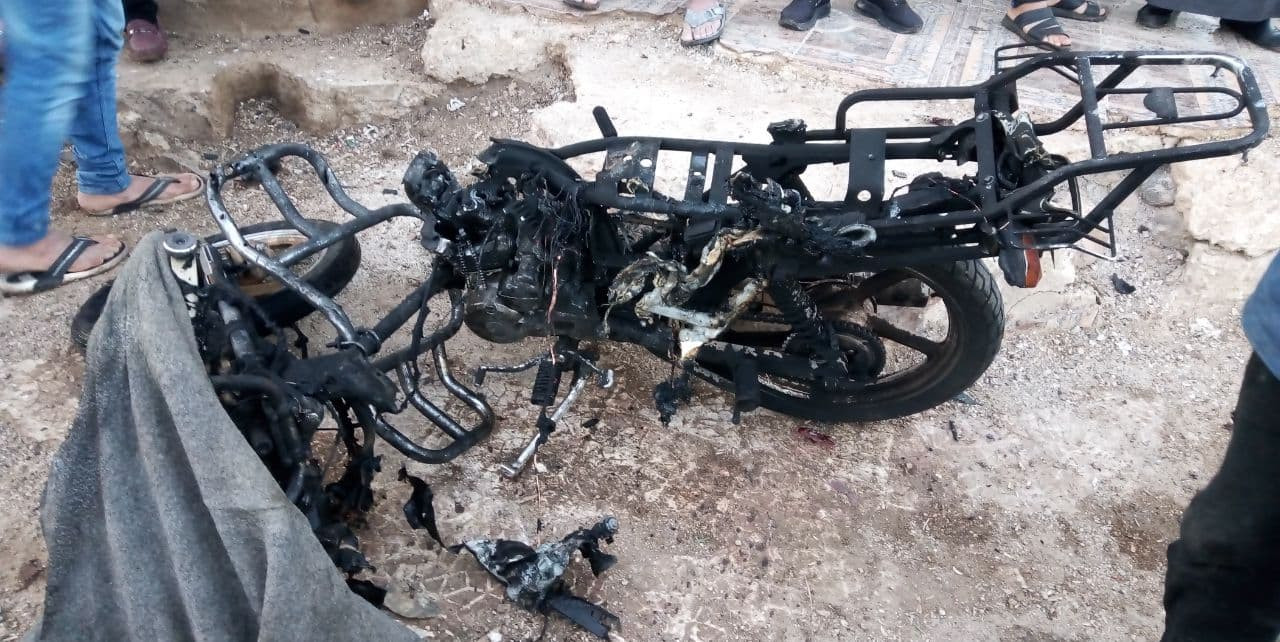 بالصور: جرحى بانفجار عبوة ناسف...