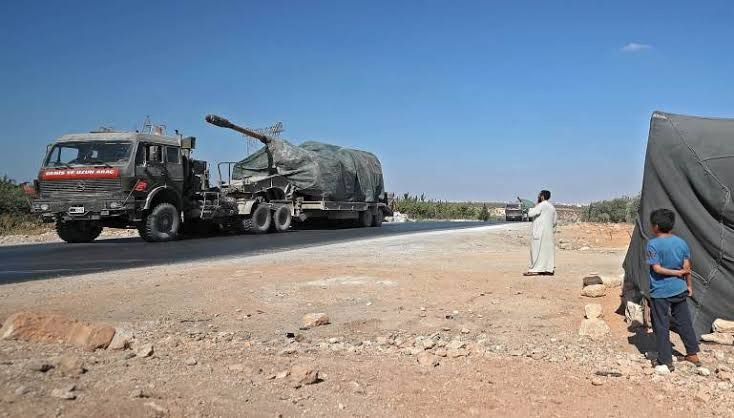 القوات التركية تبدأ نقل نقطة ا...