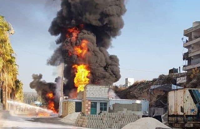 جريحان بانفجار في كفرتخاريم شم...