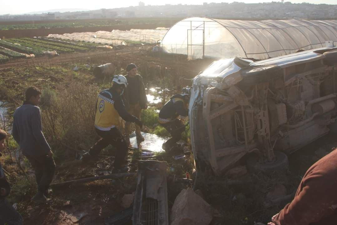 وفاة مدنيين في حوادث سير بريف...