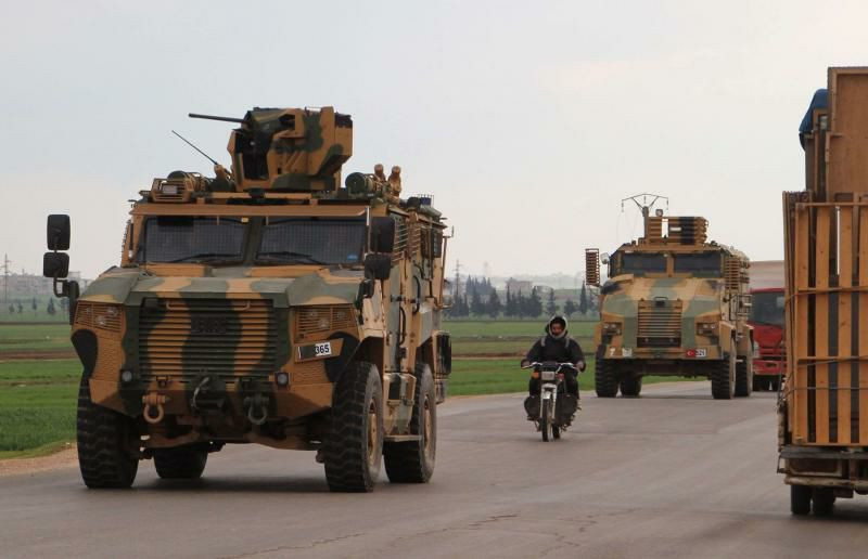 هجوم مسلح على رتل عسكري تركي ش...