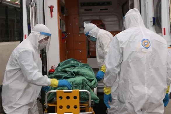 "الدفاع المدني" يدفن 5 وفيات ب...