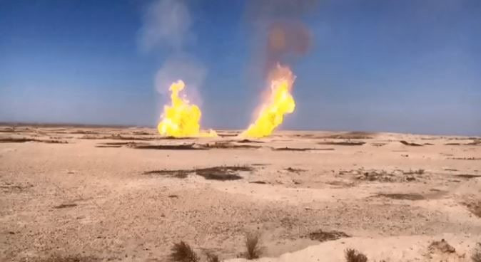 النظام يعلن إعادة العمل بخط غا...