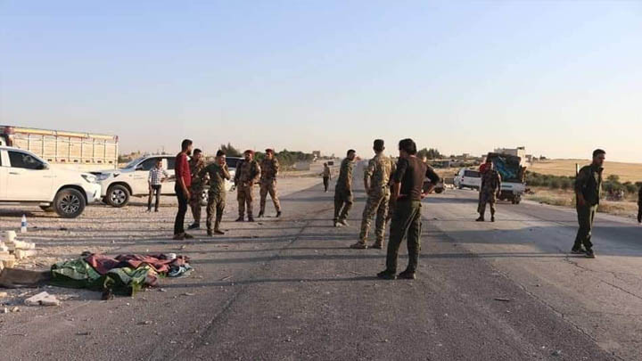 الرقة.. وفاة مدني دهسا بسيارة...