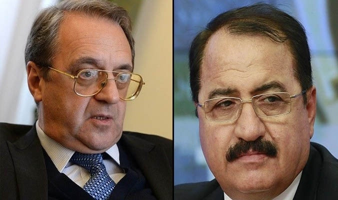 "بوغدانوف" يبحث مع سفير النظام...