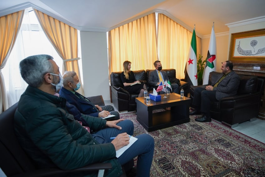 "الائتلاف" يبحث مع وفد أمريكي...