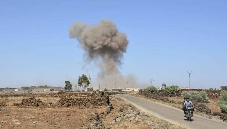 الفرقة الرابعة تفجر منزلاً غرب...