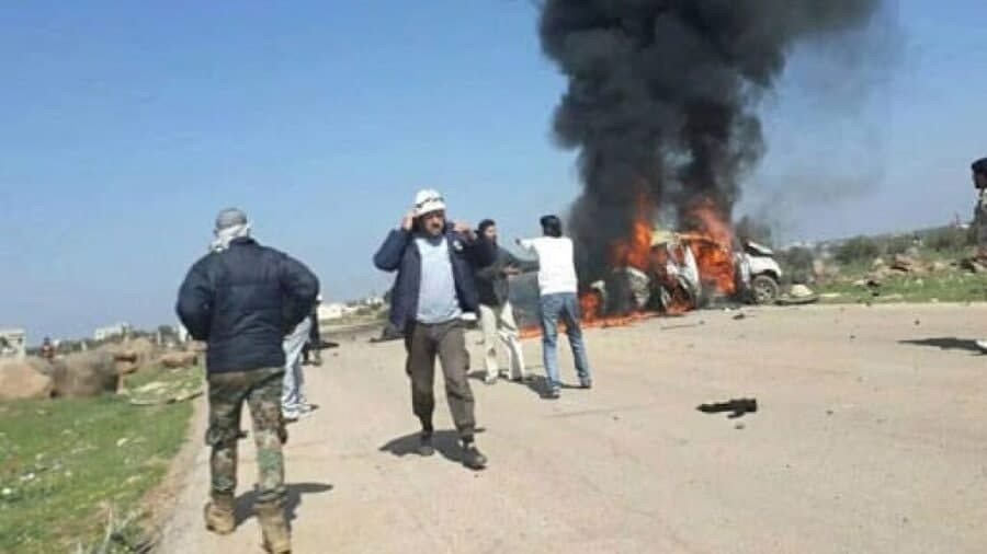 تفجير في ريف درعا يوقع خسائر ف...