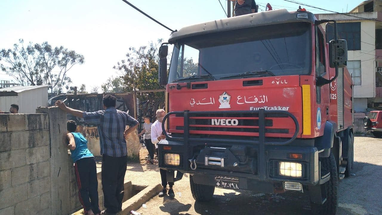 وفاة طفل سوري بحريق في مخيم لل...