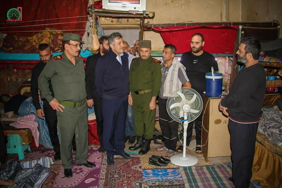 زيارة محافظ النظام لسجن حماة ت...