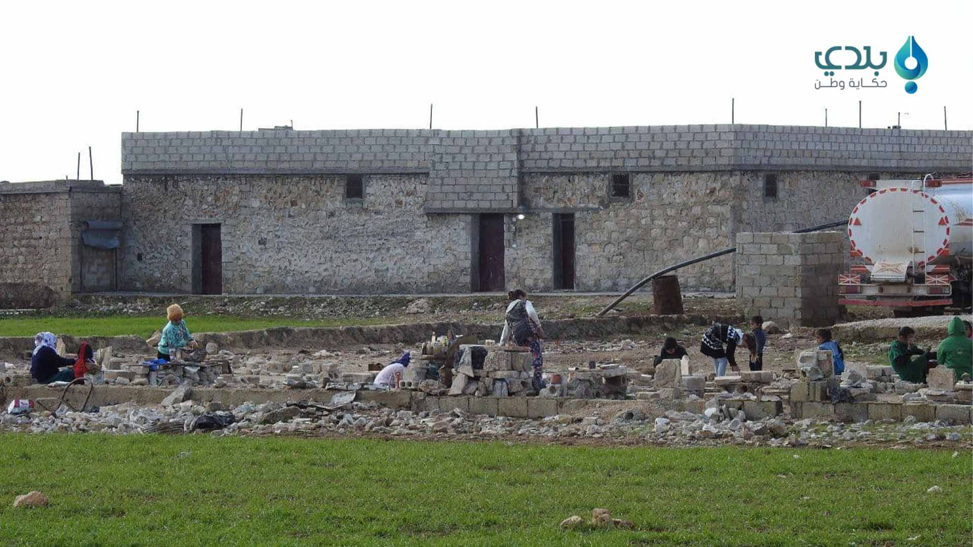 جرحى أطفال بانفجار لغم أرضي شم...