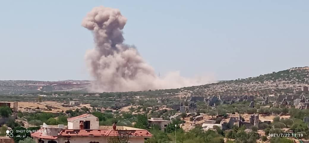 الطائرات الروسية تستهدف محيط ن...