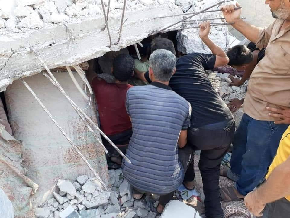 ارتفاع عدد ضحايا قصف النظام عل...