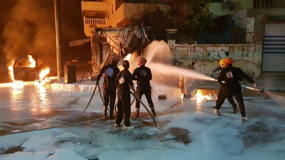 حريق في مرآب يسفر عن خسائر بشر...