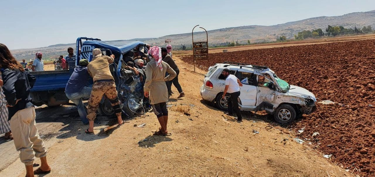 إدلب.. وفاة مدني بحادث على طري...