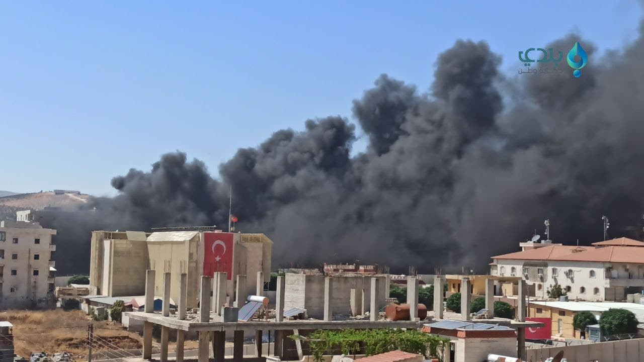 جرحى مدنيون بقصف صاروخي على مد...