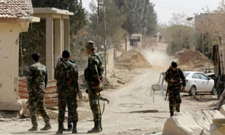 اشتباكات بين مجهولين وقوات الن...