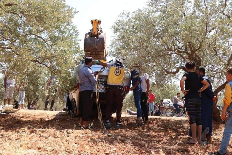 جرحى مدنيون بحوادث سير في إدلب