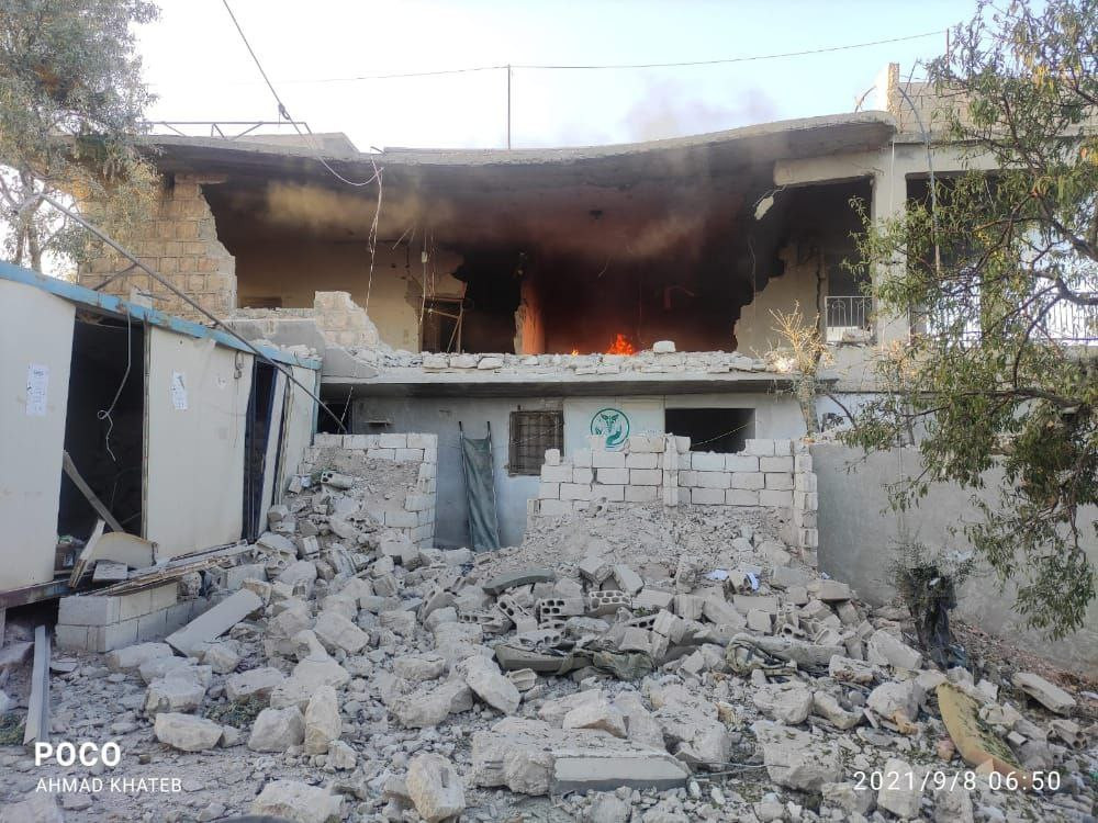 إدلب.. شهيدة وخروج نقطة طبية ف...