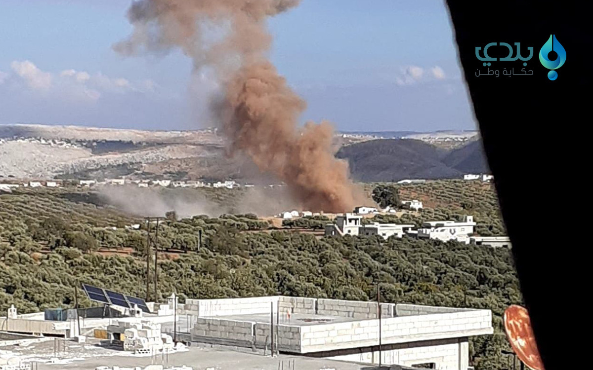 بالصور.. جرحى بقصف روسي مكثف غ...