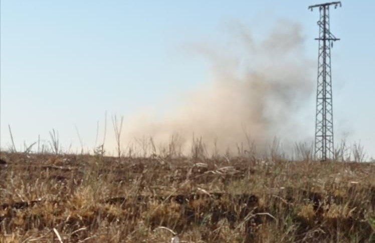 قصف متبادل بريف الحسكة وطائرات...