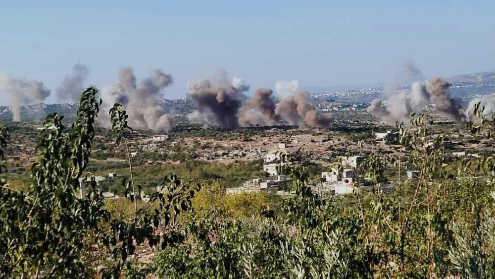 قصف مكثّف للنظام على إدلب وحلب