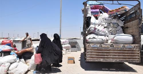 خروج دفعة جديدة من مخيم الهول...