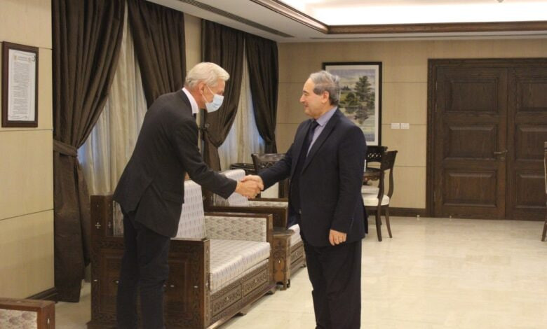 خارجية النظام تبحث مع المجلس ا...