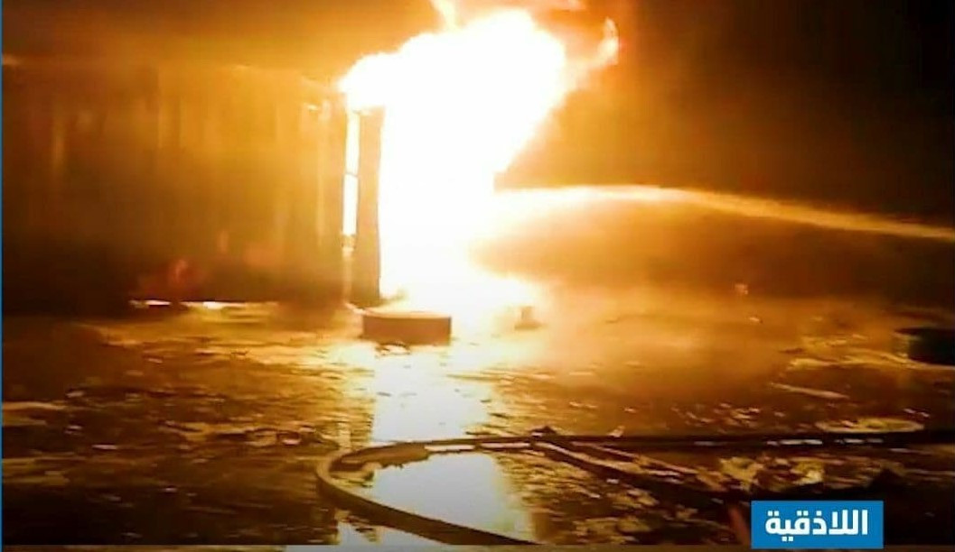 بعد ميناء اللاذقية غرباً.. ضرب...