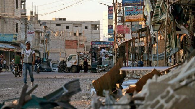 قتيلان بانفجار في حمورية بغوطة...