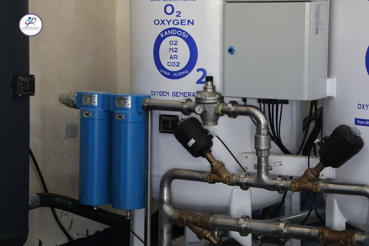 "صحة إدلب" تفتتح محطتين لإنتاج...