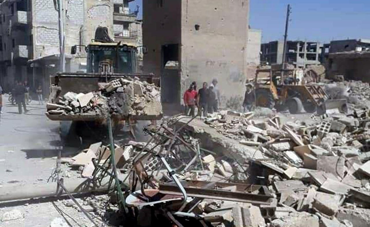 ضحايا بانهيار مبنى سكني في دار...